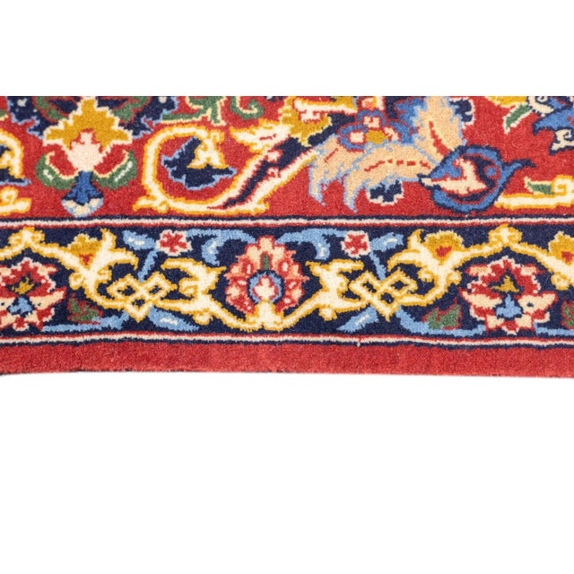 Antique Isfahan Rug 3'5'' x 5'2'' For Sale - Image 10 of 12