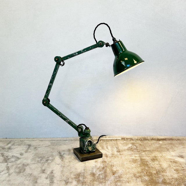 Vintage Industrial Anglepoise Engineers Task Lamp from EDL, 1940s For Sale - Image 14 of 14