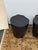 Ceramic Global Views Black Trunk Stools, Pair For Sale - Image 7 of 12
