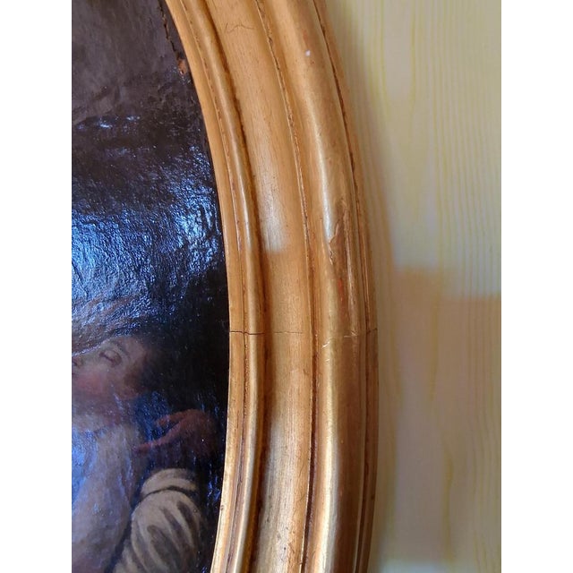 Figurative Scene, 1700s, Oil on Canvas, Framed For Sale - Image 11 of 16