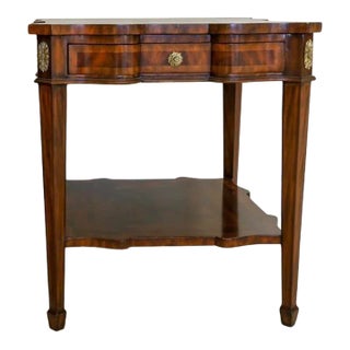 1990s Maitland-Smith McKinley Mahogany Occasional Accent Side Table For Sale