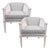 Vintage Cane Barrel Lounge Chairs – Pair For Sale