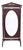Antique Empire Treble Clef Mirror, France, 1870 For Sale