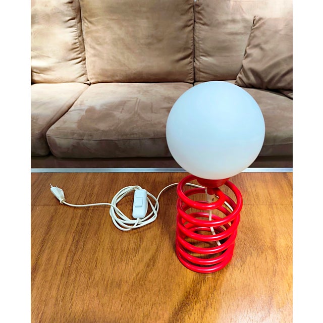 1970s Spiral Table Lamp, 1970s For Sale - Image 5 of 9
