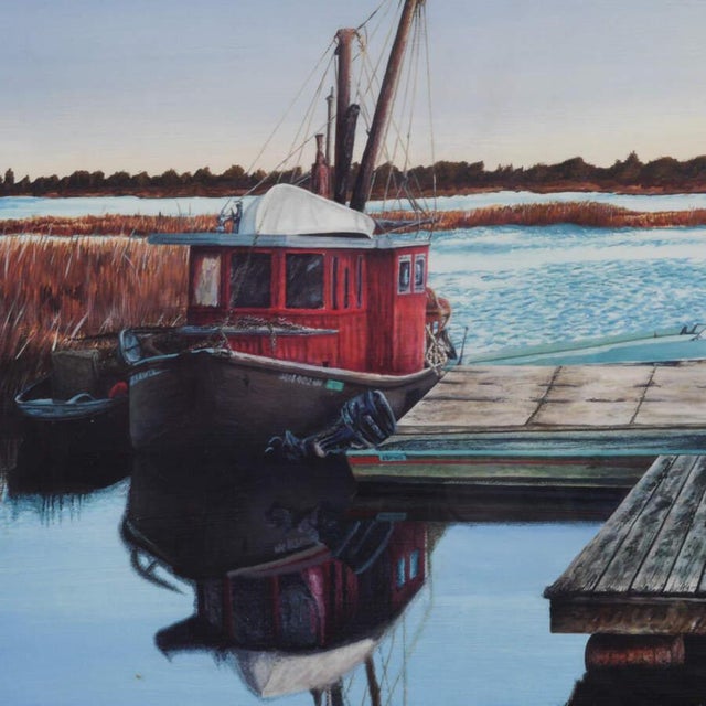 Framed Lithograph Signed Craig William "Sunrise Over Miss Burdette" For Sale - Image 4 of 18