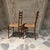 Gio Ponti Vintage Italian Mid-Century Modern Ladder-Back Side Chairs in the Style of Gio Ponti For Sale - Image 4 of 10