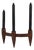 Flam Candleholder in Metal For Sale