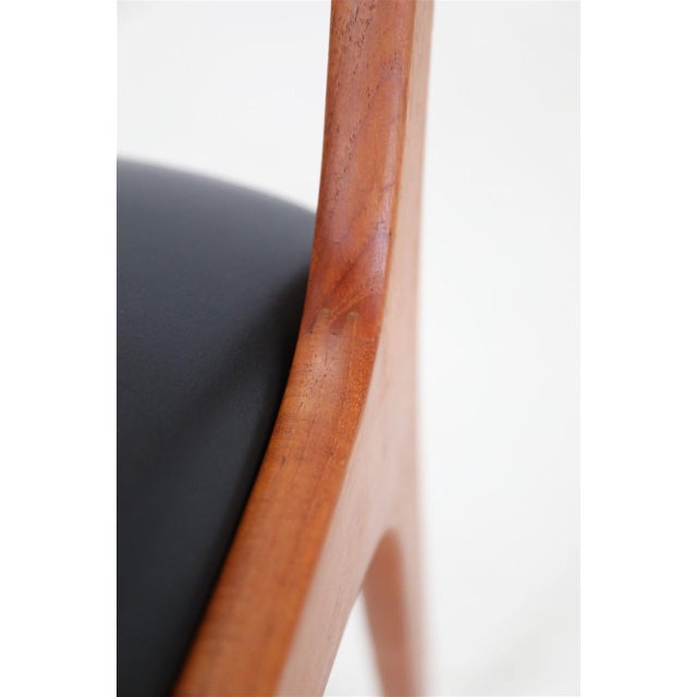 Danish Teak Chairs with Leather by Korup Stolefabrik, 1960s, Set of 6 For Sale - Image 11 of 18