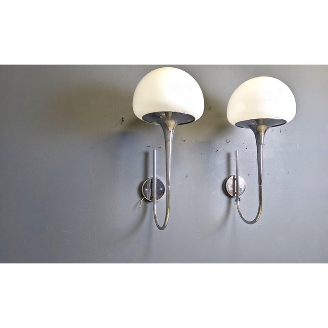 Mid-Century Italian Wall Lamps by Goffredo Reggiani for Reggiani, 1970, Set of 2 For Sale - Image 13 of 15