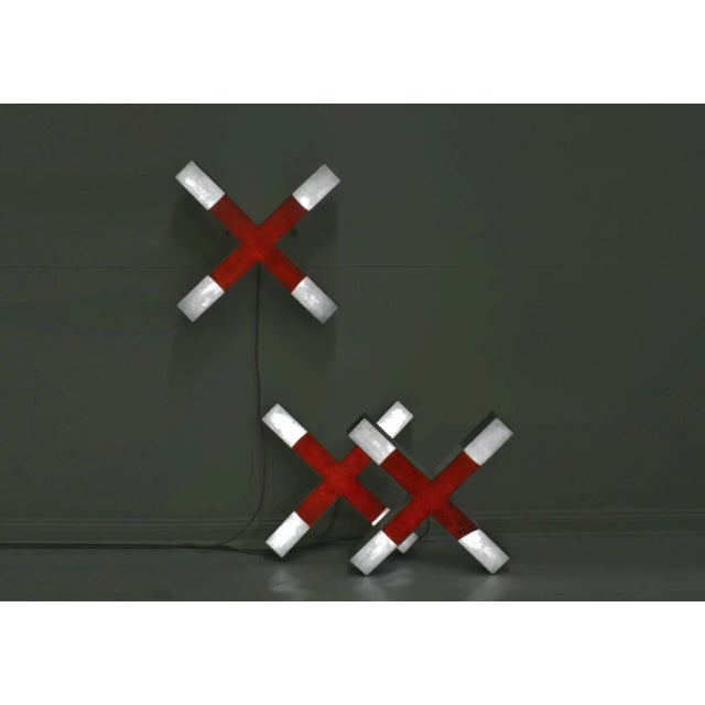 Feuer, Pest, Flut Light Sculpture from early light, Set of 3 For Sale - Image 6 of 7