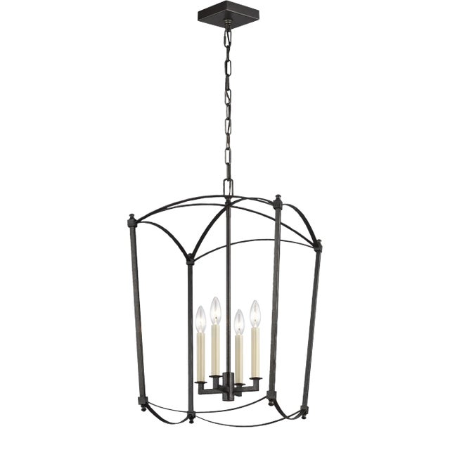 Sean Lavin by Visual Comfort Studio Thayer Medium Lantern, Smith Steel For Sale