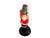 Vintage Old World Christmas Patriotic Santa Lamp Hand Painted 1996 Works Retired For Sale - Image 4 of 11