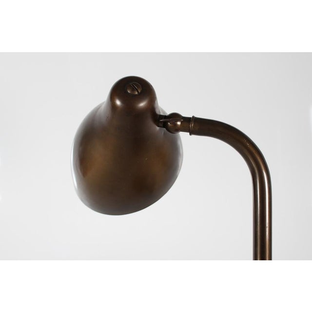 Brown Vilhelm Lauritzen Flexible Desk Lamp in Brass from Lyfa, Denmark, 1940s For Sale - Image 8 of 18