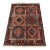 Yalameh Rug 3'5'' X 4'9'' Multicolor Wool Vintage Tribal Hand-Knotted Carpet For Sale