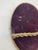 Gold Vintage Mid-Century Hollywood Regency Heavy Gilt Double Oval Rope Frame For Sale - Image 8 of 9