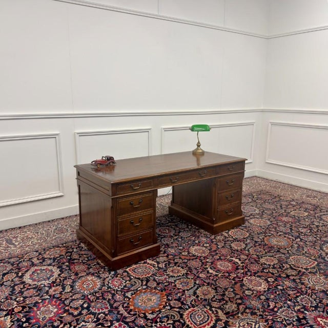 English Oak Desk from Eichholtz For Sale - Image 18 of 18