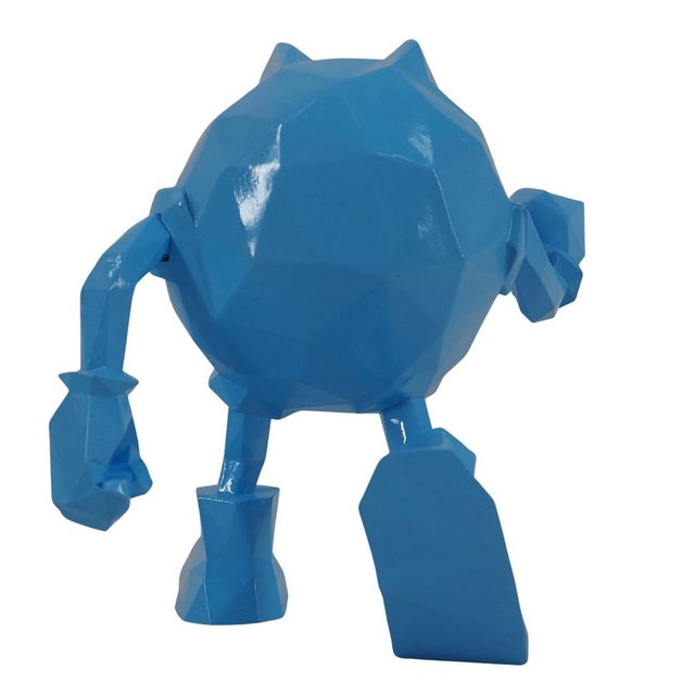 Mini Blue Resin Pac Man from Richard Orlinski For Sale - Image 4 of 7