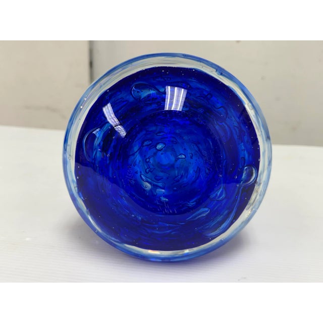 Circa 2005 Alchymie Praha Glass Vase For Sale - Image 12 of 12