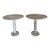 Vintage Italian Carrara Marble Bistro Tables For Sale
