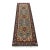 Heriz Runner 2’7” X 8’1” Blue Wool Tribal Hand-Knotted Oriental Rug For Sale