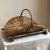 Antique Wood-Framed Flower Gathering Basket For Sale In Baltimore - Image 6 of 13