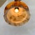 Glass Vintage Pendant Ceiling Lamp with Scalloped Edge Lampshade For Sale - Image 7 of 9