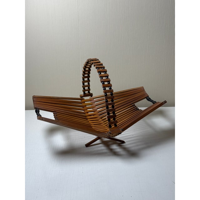Mid-Century Modern Bamboo Catchall Basket, 1970s For Sale - Image 10 of 10