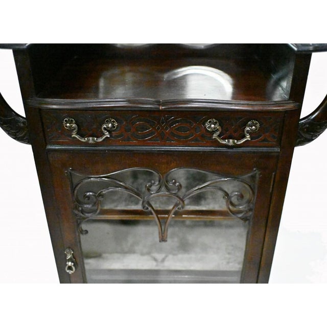Art Nouveau Display Cabinet, 1890 For Sale - Image 4 of 10