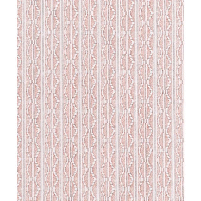 Metal 21st Century Blush Ceramic Ginger Jar Lamp With Custom Pleated Shade For Sale - Image 7 of 7