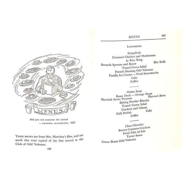 White "An Odd Volume of Cookery" 1949 Morrisey, Louise Lane and Sweeney, Marion Lane For Sale - Image 8 of 11