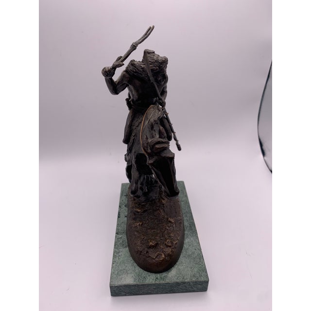Frederic Remington "Cheyenne" Bronze Sculpture For Sale - Image 4 of 12