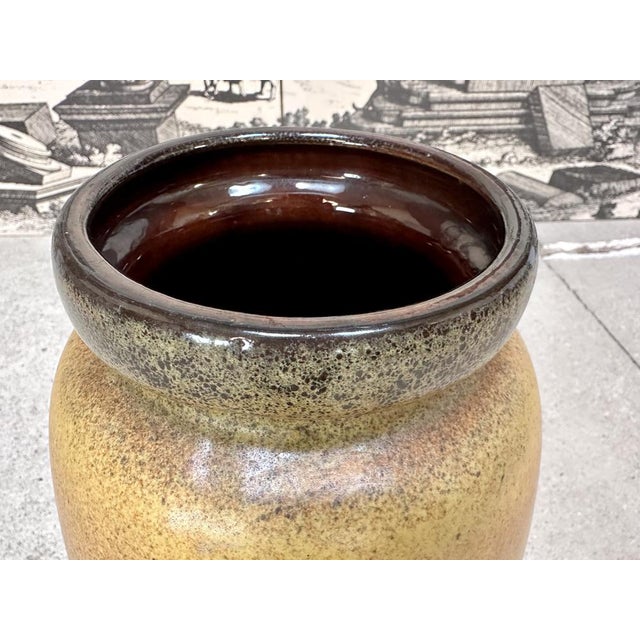 Large Glazed Ceramic Floor Vase from Scheurich Keramik, West Germany, 1960s For Sale - Image 9 of 18