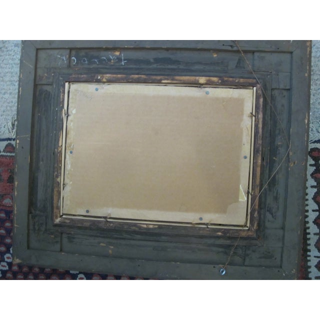 Early 20th Century Antique Federico Del Campo Signed Original Oil Painting Venice Canal Gilt Frame For Sale - Image 5 of 7