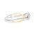 Draped in elegance and encased in modern romance, this mesmerizing promise ring features an exquisite blend of 14K yellow...