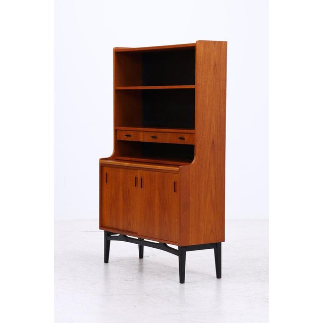 Mid-Century Teak Bookcase with Secretary For Sale - Image 17 of 18
