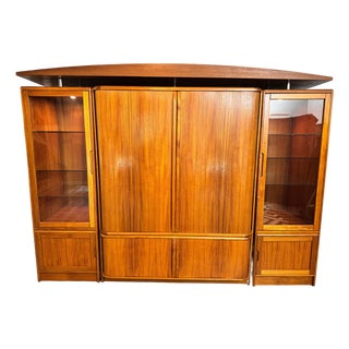 Mid-Century Modern Danish Teak Wall Unit/Hutch/Entertainment Center For Sale