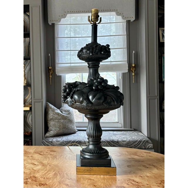 1960s Paul Hansen Hollywood Regency Topiary Lamp For Sale - Image 9 of 9