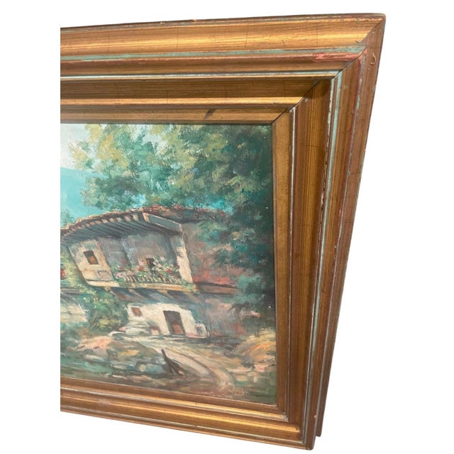 1960s 1960s Rural Mountain Landscape With Alpine Architecture For Sale - Image 5 of 12