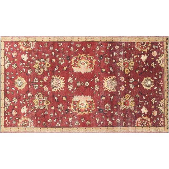 1960s Turkish Oushak Rug For Sale