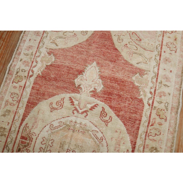 Vintage Zabihi Collection Turkish Oushak Throw Size Runner - 3'5" x 6'9" For Sale In New York - Image 6 of 8