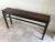 Chinese Chinese Rosewood Console Table With Carved Spiral Details and Architectural Form For Sale - Image 3 of 11