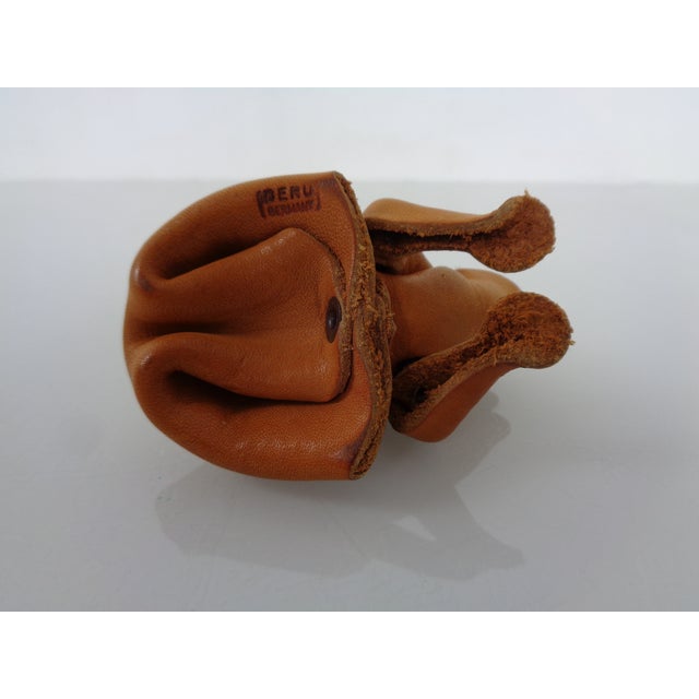 1960s Handmade Leather Frog from Deru Wiesbaden, Germany, 1960s For Sale - Image 5 of 17