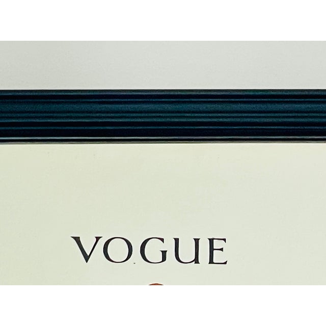 1970s Vintage Art Deco Vogue Magazine Wall Mirror, 1960s For Sale - Image 5 of 15