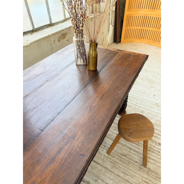 Antique Castle Table in Carved Oak, 1890s For Sale - Image 16 of 18