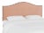 Ashland Headboard in Pink Champagne Luxe Velvet, Queen For Sale