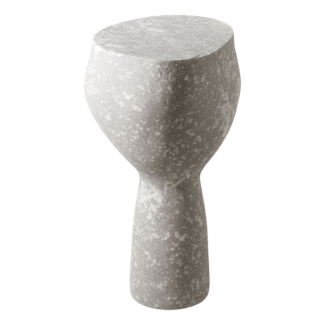 Concrete Sculptural Side Table by Donatas Žukauskas For Sale