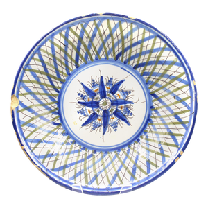 Antique Spanish Ceramic Plate