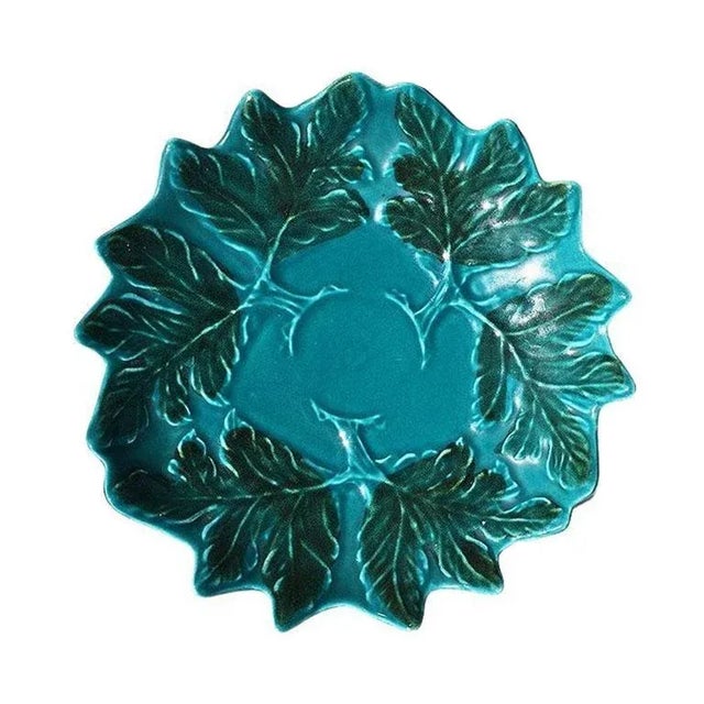 California Pottery Green Polychrome Majolica Ceramic Serving Tureen Set California Pottery - Mid 20th Century For Sale - Image 4 of 7