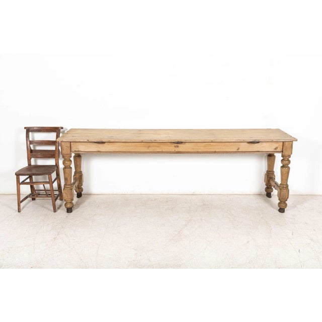 Large 19th Century Welsh Pine Post Office Sorting Table For Sale - Image 13 of 14