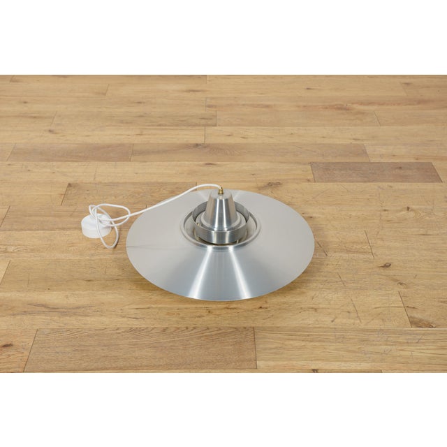 Silver Mid-Century Modern Type 240 Pendant Lamp by Mogens Davidsen for Superlight, Denmark, 1970s For Sale - Image 8 of 17
